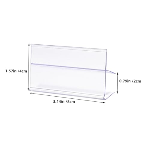 MOTHNUR 25 Stück Teiliges Preisschildhalter Transparent Verschleißfester Preisetikettenhalter Langlebig für Supermarkt Regal Warenbeschilderung Büro Restaurant Ausstellung MOTHNUR 25 Stück Teiliges Preisschildhalter Transparent Verschleißfester Preisetikettenhalter Langlebig für Supermarkt Regal Warenbeschilderung Büro Restaurant Ausstellung von MOTHNUR