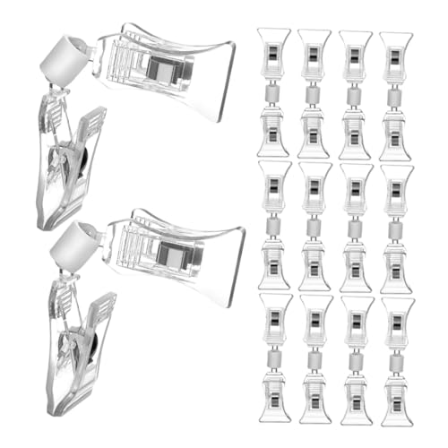 MOTHNUR 25 Stück Teiliges Transparente Kunststoff Clips Drehbar Starker Halt für Preisschilder und Karten Vielseitige Halter für Einzelhandel Kleidungsgestelle und Werbebotschaften MOTHNUR 25 Stück Teiliges Transparente Kunststoff Clips Drehbar Starker Halt für Preisschilder und Karten Vielseitige Halter für Einzelhandel Kleidungsgestelle und Werbebotschaften von MOTHNUR