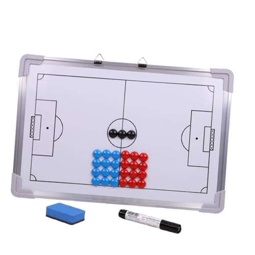 MOTHNUR 27 Stück Aluminiumlegierung Fußball Taktiktafel mit Magnetischen Markern Radiergummi und Stift Hängbares Coaching Trainingsbrett für Fußballpraxis Leichtes Buntes MOTHNUR 27 Stück Aluminiumlegierung Fußball Taktiktafel mit Magnetischen Markern Radiergummi und Stift Hängbares Coaching Trainingsbrett für Fußballpraxis Leichtes Buntes von MOTHNUR