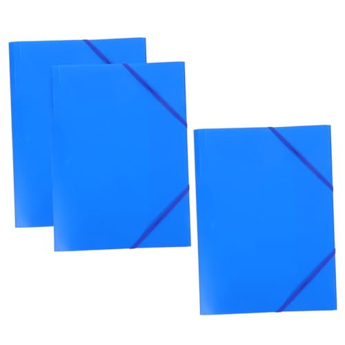 MOTHNUR 3 Faltbarer Aktenordner mit Verstellbarem Elastischem Gummizug Robuster Dokumenten Organizer Teiliges Praktisch und Portabel für Büro Schule und Reisen von MOTHNUR