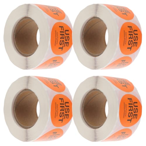 MOTHNUR 4 Rollen Vorratskontroll aufkleber Zuerst Verwenden Lebensmittel etiketten Selbstklebend Fluoreszierend Orange pro für Restaurant Küche und Lagerverwaltung MOTHNUR 4 Rollen Vorratskontroll aufkleber Zuerst Verwenden Lebensmittel etiketten Selbstklebend Fluoreszierend Orange pro für Restaurant Küche und Lagerverwaltung von MOTHNUR