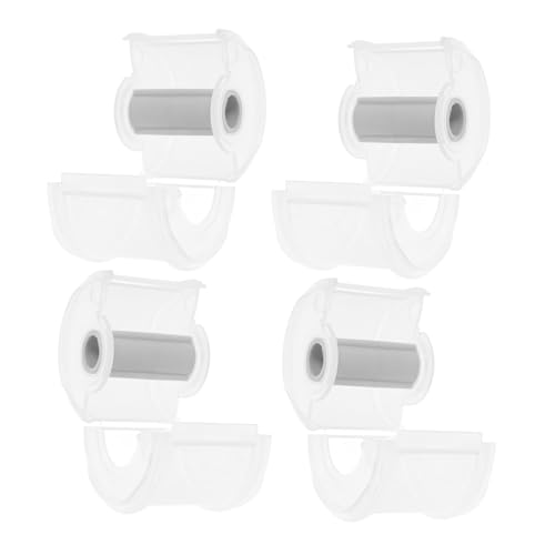 MOTHNUR 4 Stück Praktisches Klebeband Transparent mit Kompaktem Rundem Design Glatten Kanten Leicht und Tragbar für Büro Schule und Haushalt von MOTHNUR