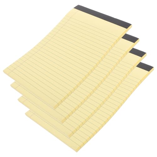MOTHNUR 4 Stück Teiliges Notizblock Kariert Abreißbar mit Horizontalen Markierungen Vielseitiger Haushalts und Lehrer Tintenfestes Papier für Büro und Schule MOTHNUR 4 Stück Teiliges Notizblock Kariert Abreißbar mit Horizontalen Markierungen Vielseitiger Haushalts und Lehrer Tintenfestes Papier für Büro und Schule von MOTHNUR