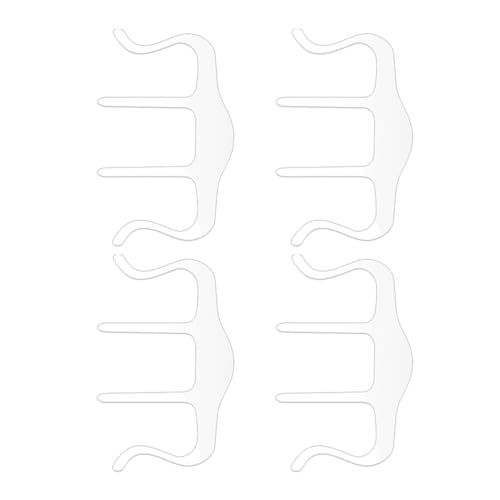 MOTHNUR 4 Stück Transparente Multifunktionale Fixierclips für Notenblätter Rezepte Magazine Leichte Kompakte Befestigung für Schüler und Musiker von MOTHNUR