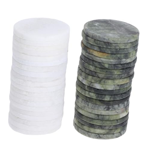 MOTHNUR 40 Stück Natürliche Flache Wurfsteine Für Wasser Spiele Authentisches Steine Skippen Outdoor Wasserspielzeug Für Erwachsene Strand See Garten Dekor von MOTHNUR