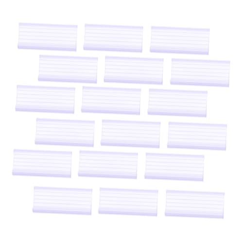 MOTHNUR 40 Stück PVC Transparente Arc Form Preisschildhalter Clips für Körbe Langlebige Bruchsichere Preisschildhalterung für Supermärkte und Einzelhandel Einfache Anbringung Klare MOTHNUR 40 Stück PVC Transparente Arc Form Preisschildhalter Clips für Körbe Langlebige Bruchsichere Preisschildhalterung für Supermärkte und Einzelhandel Einfache Anbringung Klare von MOTHNUR