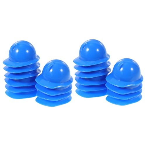 MOTHNUR 40 Stück Teiliges Mini Bauhelme aus Leichtem Kunststoff Kleine Puppenhelme für Partydeko Mini Sicherheitshelme mit Glatter Oberfläche Kreative Accessoires für Basteln und von MOTHNUR