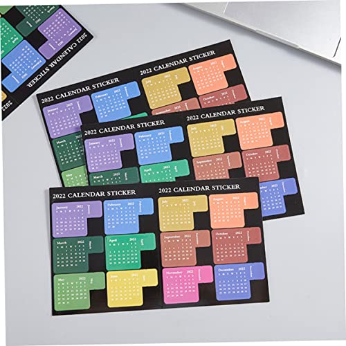 MOTHNUR 5 Stück Teiliges Fluoreszierende Haftnotizen Monatsindexaufkleber Selbstklebend Wasserfest Praktische Notizbuch Etiketten für Kalender Organisation und Terminplanung MOTHNUR 5 Stück Teiliges Fluoreszierende Haftnotizen Monatsindexaufkleber Selbstklebend Wasserfest Praktische Notizbuch Etiketten für Kalender Organisation und Terminplanung von MOTHNUR