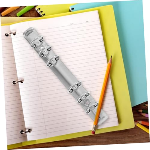MOTHNUR 5 Stück Teiliges Ringbuch Mechanik Binder Mechanismus für Lose DIY Notizbuch Ringhefter Ersatzteile Leicht und Langlebig für Büro Schule und Organisation von MOTHNUR