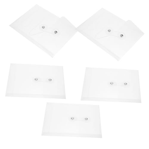 MOTHNUR 5 Stück Transparente Dokumententaschen Pp material Praktische Aufbewahrungstaschen für Schüler Büro Zuverlässige Organizer für Quittungen Belege Notizen MOTHNUR 5 Stück Transparente Dokumententaschen Pp material Praktische Aufbewahrungstaschen für Schüler Büro Zuverlässige Organizer für Quittungen Belege Notizen von MOTHNUR