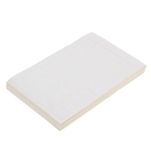MOTHNUR 50 Blatt Blanko Aufkleber Selbstklebend Etiketten zum Beschriften Klassifizierungsaufkleber Wiederablösbar für Haushalt Büro DIY Label Sticker Markierung MOTHNUR 50 Blatt Blanko Aufkleber Selbstklebend Etiketten zum Beschriften Klassifizierungsaufkleber Wiederablösbar für Haushalt Büro DIY Label Sticker Markierung von MOTHNUR