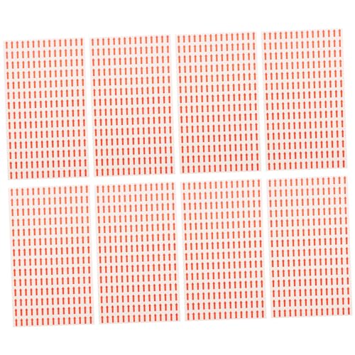 MOTHNUR 50 Blatt Selbstklebende Richtungspfeile aus Hot melt kleber Warnetiketten für Werkstatt Lager Büro und Reparatur Präzise Markierung Ablösbar Rot von MOTHNUR