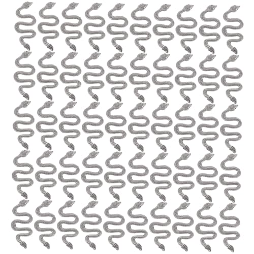 MOTHNUR 50 Stück Snake Nail Charms für Acrylic Nails Retro Metall Schlange Nagel Schmuck für Modische Nageldesigns MOTHNUR 50 Stück Snake Nail Charms für Acrylic Nails Retro Metall Schlange Nagel Schmuck für Modische Nageldesigns von MOTHNUR