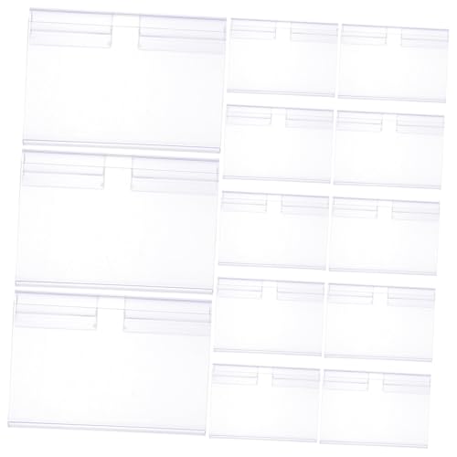 MOTHNUR 50 Stück Transparente Etikettenhalter Wiederverwendbare Preisschilderständer für Regale Stabile Preisschildhalter für Supermärkte Shops und Werbedisplays Leichter Kunststoff MOTHNUR 50 Stück Transparente Etikettenhalter Wiederverwendbare Preisschilderständer für Regale Stabile Preisschildhalter für Supermärkte Shops und Werbedisplays Leichter Kunststoff von MOTHNUR