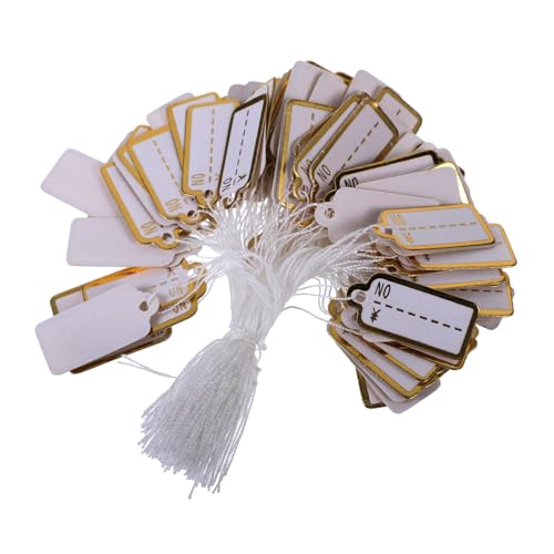 MOTHNUR 500 Stück Kleine Papier preisschilder mit Schnur Schmuckpreisetiketten zum Anhängen Rechteckige Preisschilder für Kleidung und Geschenke Einfach zu Beschriften Verwenden MOTHNUR 500 Stück Kleine Papier preisschilder mit Schnur Schmuckpreisetiketten zum Anhängen Rechteckige Preisschilder für Kleidung und Geschenke Einfach zu Beschriften Verwenden von MOTHNUR
