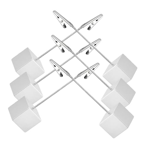 MOTHNUR 6 Stück Multifunktionale Tischkartenhalter aus Metall mit Resin Basis Vielseitiger Memo Fotohalter für Hochzeiten Partys Büro und Heimdekoration Platzsparend und Langlebig MOTHNUR 6 Stück Multifunktionale Tischkartenhalter aus Metall mit Resin Basis Vielseitiger Memo Fotohalter für Hochzeiten Partys Büro und Heimdekoration Platzsparend und Langlebig von MOTHNUR