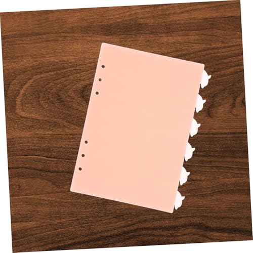 MOTHNUR 6 Stück Ringbuch trennblätter mit Delfin register aus Robustem PP Abnehmbare und Wiederverwendbare Indexseiten für Notizbuch organisation und Klassifizierung von MOTHNUR