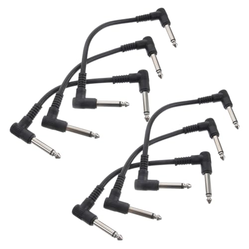 MOTHNUR 6 Stück Teiliges Guitar Effect Patchkabel Flachdesign PVC Außenmantel Klinke Männlich zu Männlich für Gitarre Bass Keyboard Effektpedale Instrumentenzubehör MOTHNUR 6 Stück Teiliges Guitar Effect Patchkabel Flachdesign PVC Außenmantel Klinke Männlich zu Männlich für Gitarre Bass Keyboard Effektpedale Instrumentenzubehör von MOTHNUR