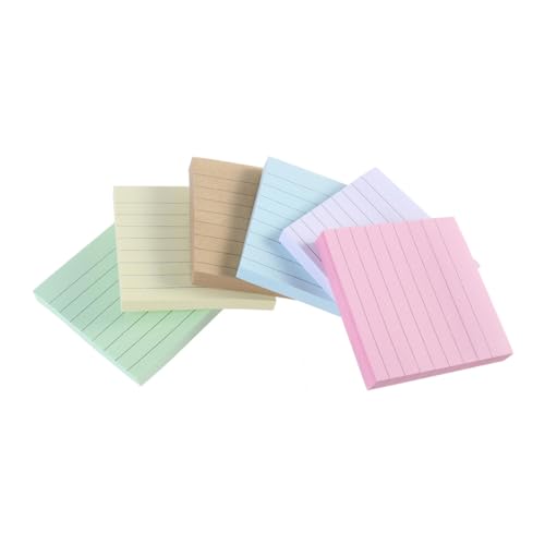 MOTHNUR 6 Stück Teiliges Mini Notizbuch Liniertes Kleines Notepad Tragbares Memo Schreibblock Praktisch und Vielseitig für Schule und Büro Farblich Sortiert Handlich für Zufällige Farbe von MOTHNUR