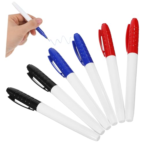 MOTHNUR 6 Stück Whiteboard Marker Feine Spitze Trockene Abwischbare Whiteboard Stifte in Blau Schwarz Rot Geruchsarm für Büro Schule Schreiben und Zeichnen MOTHNUR 6 Stück Whiteboard Marker Feine Spitze Trockene Abwischbare Whiteboard Stifte in Blau Schwarz Rot Geruchsarm für Büro Schule Schreiben und Zeichnen von MOTHNUR