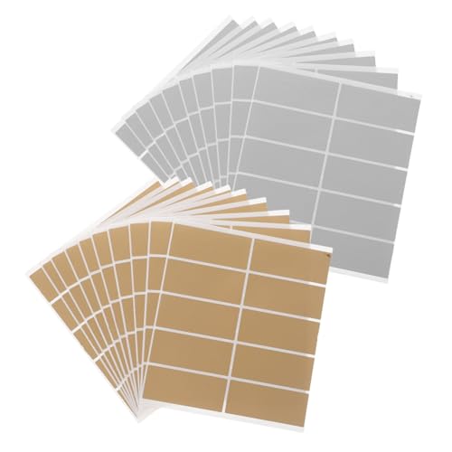 MOTHNUR 600 Stück Teiliges Kratzbare Aufkleber Rechteckig in Gold und Silber für DIY Überraschungskarten Gender Reveal Belohnungsprogramme Selbstklebend für Spiele und Events MOTHNUR 600 Stück Teiliges Kratzbare Aufkleber Rechteckig in Gold und Silber für DIY Überraschungskarten Gender Reveal Belohnungsprogramme Selbstklebend für Spiele und Events von MOTHNUR