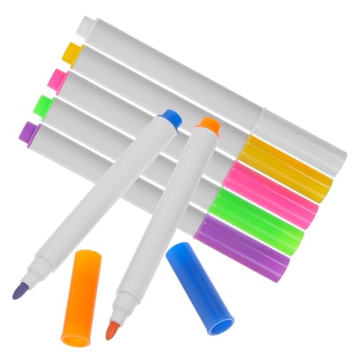 MOTHNUR 7 Stück Teiliges Flüssige Kreidemarker Abwischbare Whiteboard Marker Wasserbasierte Wiederverwendbare Whiteboard Stifte für Glatte Oberflächen Büro Schule Haushalt Inklusive von MOTHNUR