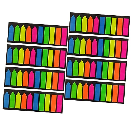 MOTHNUR 8 Sätze Haftnotizen Page Marker aus Pet Fluoreszierend pro Beschreibbar Wiederablösbar Farbige Index tabs für Büro Schule Notizen und Büchermarkierung MOTHNUR 8 Sätze Haftnotizen Page Marker aus Pet Fluoreszierend pro Beschreibbar Wiederablösbar Farbige Index tabs für Büro Schule Notizen und Büchermarkierung von MOTHNUR