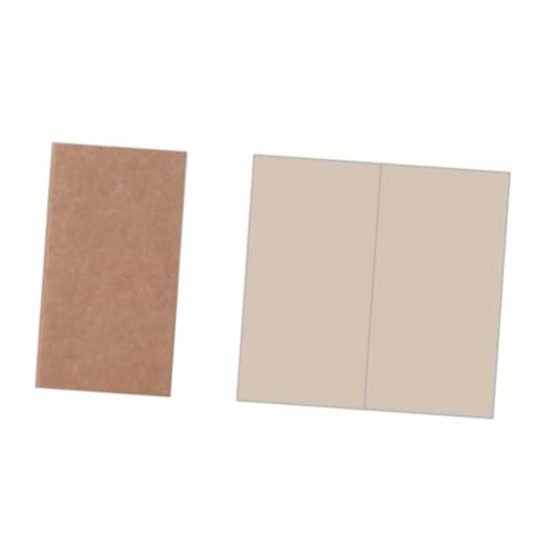 MOTHNUR 8 Stück Teiliges Kraftpapier Blanko Reisejournal Nachfüllung Tagebuch Einlagen Memo Pad für Skizzen Schreiben DIY Kreatives Gestalten von MOTHNUR