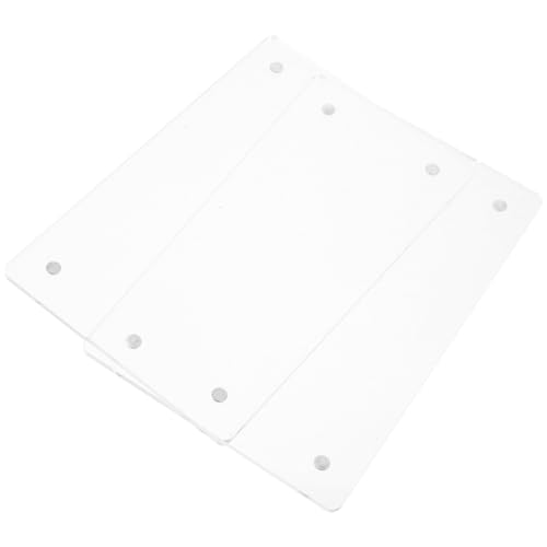 MOTHNUR Acryl Schildhalter Transparent mit Abgerundeten Ecken Doppelseitiger Leichter Preisschildhalter für Supermarkt Restaurant Büro Wand Tischmontierbar Vielseitiger Displayständer für von MOTHNUR