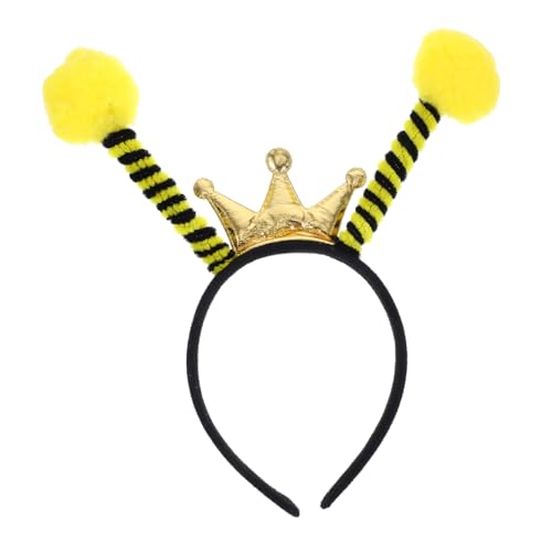 MOTHNUR Bienen Stirnband mit Elastischen Fühlern Kreatives Party accessoire für Damen Vielseitiger Kopfschmuck für Karneval Bühnenauftritte Geburtstagsfeiern und Foto requisiten von MOTHNUR