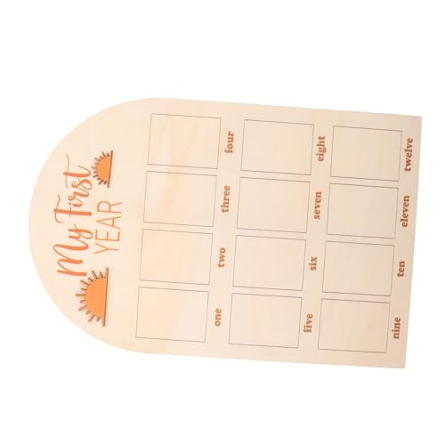 MOTHNUR Bilderrahmen Holz Monatsfächer Babyfoto Rahmen Neugeborenen Erinnerung Geschenke für Eltern Erstes Jahr Fotosammlung MOTHNUR Bilderrahmen Holz Monatsfächer Babyfoto Rahmen Neugeborenen Erinnerung Geschenke für Eltern Erstes Jahr Fotosammlung von MOTHNUR