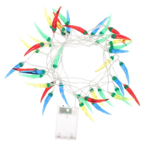 MOTHNUR Bunte Chili Pepper LED Lichterkette Leds Batteriebetrieben Dekorative Partybeleuchtung für Innen Außen Wärme Atmosphäre MOTHNUR Bunte Chili Pepper LED Lichterkette Leds Batteriebetrieben Dekorative Partybeleuchtung für Innen Außen Wärme Atmosphäre von MOTHNUR