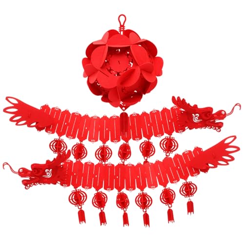 MOTHNUR Chinesische Neujahr Deko Dragon Hängend Frühlingsfest Anhänger Klassisch Festlich Tür Wand Decke Dekoration MOTHNUR Chinesische Neujahr Deko Dragon Hängend Frühlingsfest Anhänger Klassisch Festlich Tür Wand Decke Dekoration von MOTHNUR