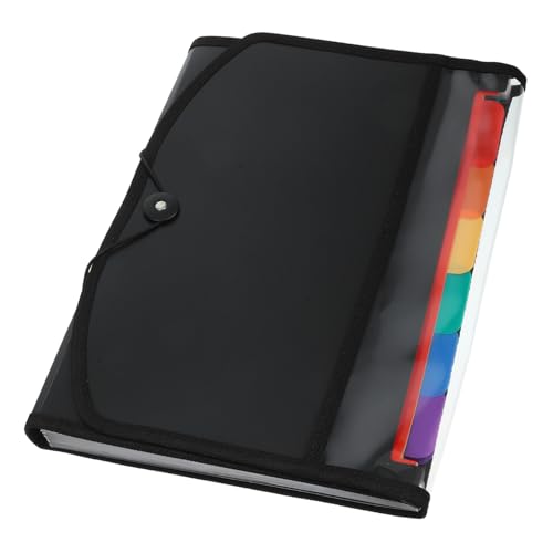 MOTHNUR Erweiterbarer Dokumenten organizer PVC Fächermappe mit Fächern Tragbarer Aktenordner für Büro und Schule Robuster und Sicherer Dokumentenhalter für Studium und Beruf von MOTHNUR