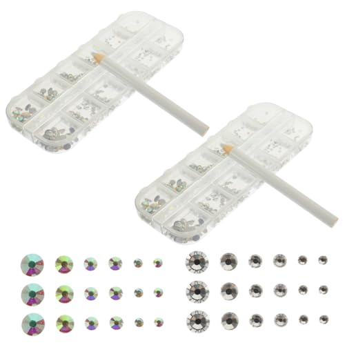 MOTHNUR Fächer Flache Runde Nagelrhinestones Ab Farbglanz mit Punktierstiften Langlebige DIY Nail Art Dekoration Geeignet für Kreative Nagelgestaltung und Makeup Zubehör MOTHNUR Fächer Flache Runde Nagelrhinestones Ab Farbglanz mit Punktierstiften Langlebige DIY Nail Art Dekoration Geeignet für Kreative Nagelgestaltung und Makeup Zubehör von MOTHNUR