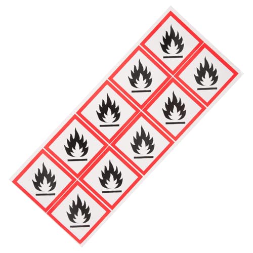 MOTHNUR Flammbares Flüssigkeit Warnschild PVC Selbstklebend Sicherheitsaufkleber Gefahrenschild für Haus Büro Schule Sicherheitsbereiche MOTHNUR Flammbares Flüssigkeit Warnschild PVC Selbstklebend Sicherheitsaufkleber Gefahrenschild für Haus Büro Schule Sicherheitsbereiche von MOTHNUR