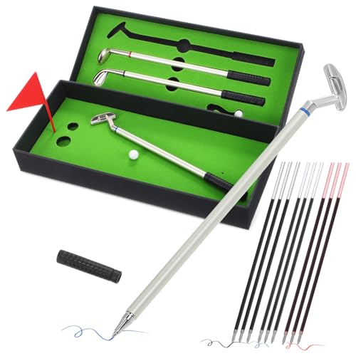 MOTHNUR Golfkugelschreiber Teilig Mini Golf Club Kugelschreiber für Golfer Dekorative Schreibgeräte mit Nachfüllminen Komfortabel und Glatt Schreibend Detailreich Verarbeitet MOTHNUR Golfkugelschreiber Teilig Mini Golf Club Kugelschreiber für Golfer Dekorative Schreibgeräte mit Nachfüllminen Komfortabel und Glatt Schreibend Detailreich Verarbeitet von MOTHNUR