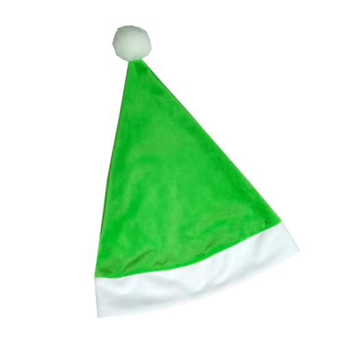 MOTHNUR Grüne Weihnachtsmütze aus Weichem Plüsch Santa Hut für Erwachsene Festliche Nikolausmütze für Karneval Kostümparty und Weihnachtsdeko Teilig MOTHNUR Grüne Weihnachtsmütze aus Weichem Plüsch Santa Hut für Erwachsene Festliche Nikolausmütze für Karneval Kostümparty und Weihnachtsdeko Teilig von MOTHNUR