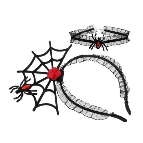 MOTHNUR Halloween Spider Headband und Choker Set Dekoratives Spinnen Haarreif Set für Halloween Party Cosplay und Festliche Kostüm Accessoires Vielseitig Kombinierbar Auffälliges Design MOTHNUR Halloween Spider Headband und Choker Set Dekoratives Spinnen Haarreif Set für Halloween Party Cosplay und Festliche Kostüm Accessoires Vielseitig Kombinierbar Auffälliges Design von MOTHNUR