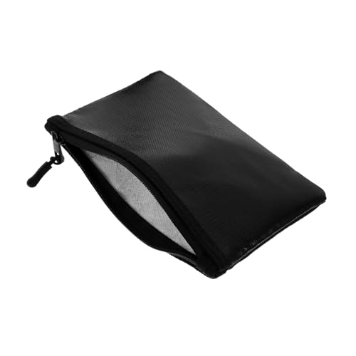 MOTHNUR Hitzebeständige Dokumententasche aus Silikon und Fiberglas Tragbare Sicherheitsmappe für Wichtige Unterlagen Praktischer Feuerschutzbeutel für Geschäftsreisen und Alltag von MOTHNUR