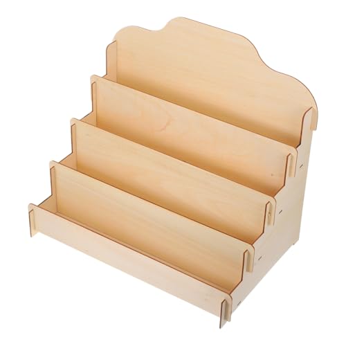 MOTHNUR Holz grußkartenständer aus Robustem Lindenholz sperrholz Stabiler Tragbarer Präsentationsständer für Grußkarten Postkarten Sticker und Retail displays Einfach Zusammenbaubar für von MOTHNUR