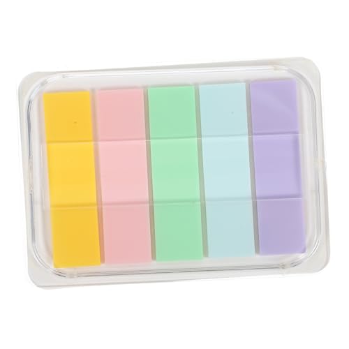 MOTHNUR Klebemarkierung Bunte Haftnotizen Tabs Selbstklebend Beschreibbar Portable Lesestreifen Index Sticker für Büro Schule Universität Praktische Seitenmarker zum Hervorheben und von MOTHNUR