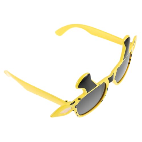 MOTHNUR Lustige Gelbe Giraffen kostümbrille für Leichtes Bequemes Tierkostüm accessoire für Geburtstagsfeiern Fasching und Deko Tierisches Partyspielzeug für Jungen und Mädchen von MOTHNUR