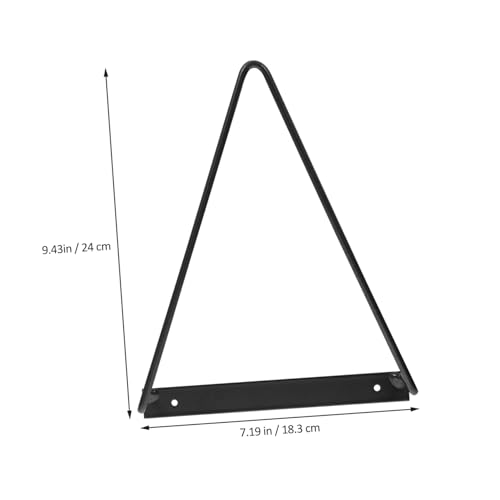 MOTHNUR Metall wandregal Dreieckiger Schallplattenhalter Wandmontage Vinylplatten Lagerung Magazinhalter Stabil Installieren für Zuhause Büro Lounge von MOTHNUR