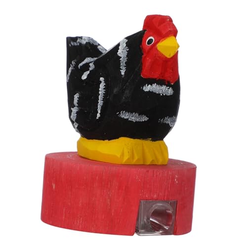 MOTHNUR Mini Handspitzer Holz Huhn Form Tragbar Bleistiftspitzer Für Schule Künstler Präziser Buntstiftspitzer Mit Ergonomischem Kurbelgriff Effizient Für Bleistifte Und Skizzenstifte von MOTHNUR