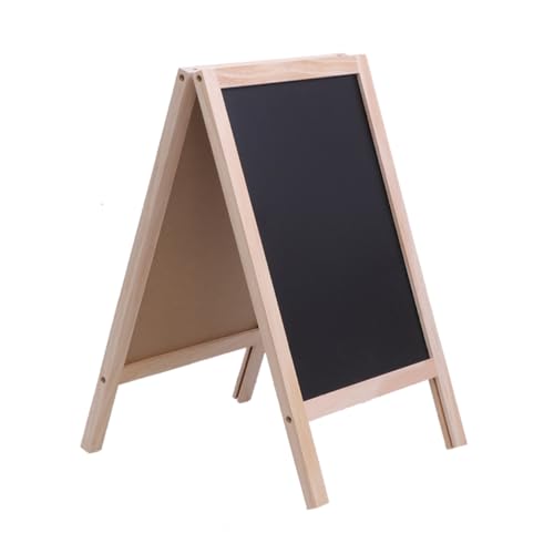 MOTHNUR Mini Holz Staffelei Kreidetafel Doppelseitig Holzständer Tafel für Bar Theken Dekoration Beschreibbar Vielseitig Nutzbar als Werbe und Nachrichtentafel Zufällige Zufällige Farbe MOTHNUR Mini Holz Staffelei Kreidetafel Doppelseitig Holzständer Tafel für Bar Theken Dekoration Beschreibbar Vielseitig Nutzbar als Werbe und Nachrichtentafel Zufällige Zufällige Farbe von MOTHNUR