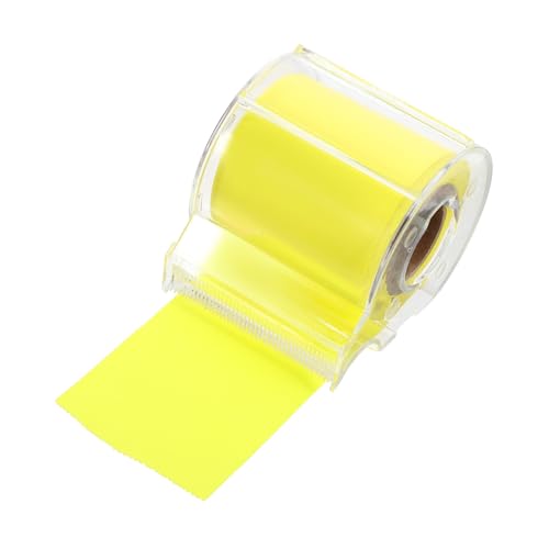 MOTHNUR Multi Funktion Memo Notizzettel Rolle Wiederverwendbar Vollflächig Klebend Einfach Abreißbar Gelb Büro Haushaltsnotizen Organizer von MOTHNUR