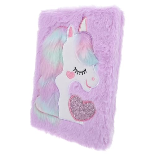 MOTHNUR Plüsch Notizbuch Einhorn Muster Flauschiges Tagebuch für Schüler Mädchen Weiches Cover Farbenfrohes Design für Tagebuch Schreiben Kreatives Notieren MOTHNUR Plüsch Notizbuch Einhorn Muster Flauschiges Tagebuch für Schüler Mädchen Weiches Cover Farbenfrohes Design für Tagebuch Schreiben Kreatives Notieren von MOTHNUR