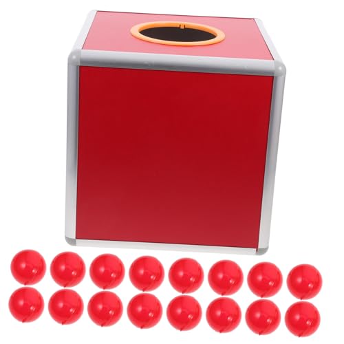 MOTHNUR Rote Multifunktionale Losbox mit Roten Bällen Vielseitig für Verlosung Abstimmung Spenden und Partyspiele Große Kapazität Personalisierbar für Fundraiser und Klassenzimmer MOTHNUR Rote Multifunktionale Losbox mit Roten Bällen Vielseitig für Verlosung Abstimmung Spenden und Partyspiele Große Kapazität Personalisierbar für Fundraiser und Klassenzimmer von MOTHNUR