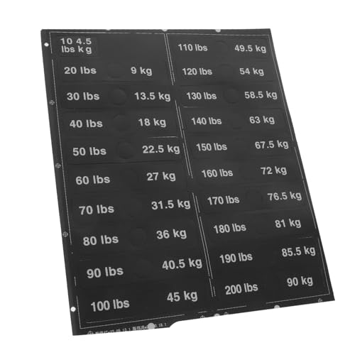 MOTHNUR Selbstklebende Gewichtsetiketten für Fitnessgeräte Vielseitig Beschriftbare Gym Aufkleber für Hanteln Langhanteln Gewichtsplatten Kompatibel bis Einfache Anwendung MOTHNUR Selbstklebende Gewichtsetiketten für Fitnessgeräte Vielseitig Beschriftbare Gym Aufkleber für Hanteln Langhanteln Gewichtsplatten Kompatibel bis Einfache Anwendung von MOTHNUR